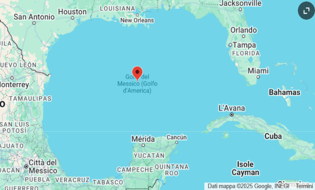 Avvertimento della presidente del Messico a Google: tolga la dizione Golfo d'America al Golfo del Messico